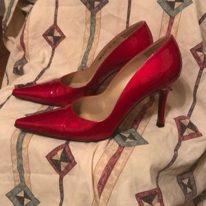 Stuart Weitzman Red hot patent leather heels
